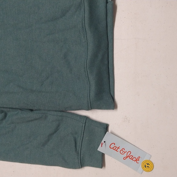 NEW! Boys' Faux Shearling Lined Zip-Up Hooded Sweatshirt Jacket - Cat & Jack - Picture 10 of 12